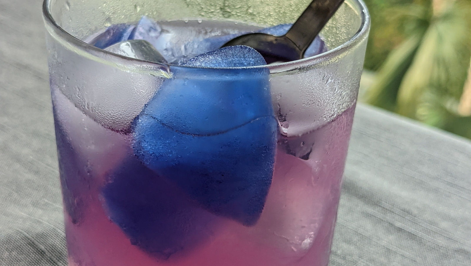 .. blue ice, with tonic
